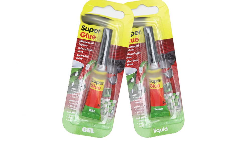 Super glue for assembly