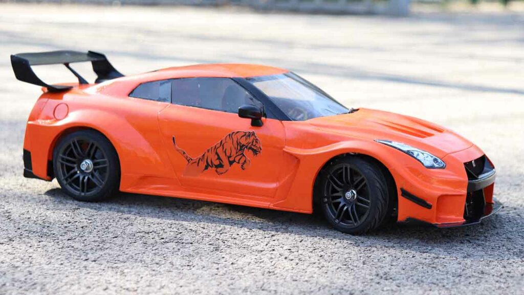 3Dprinted Nissan GT-R r35 Liberty Walk Silhouette