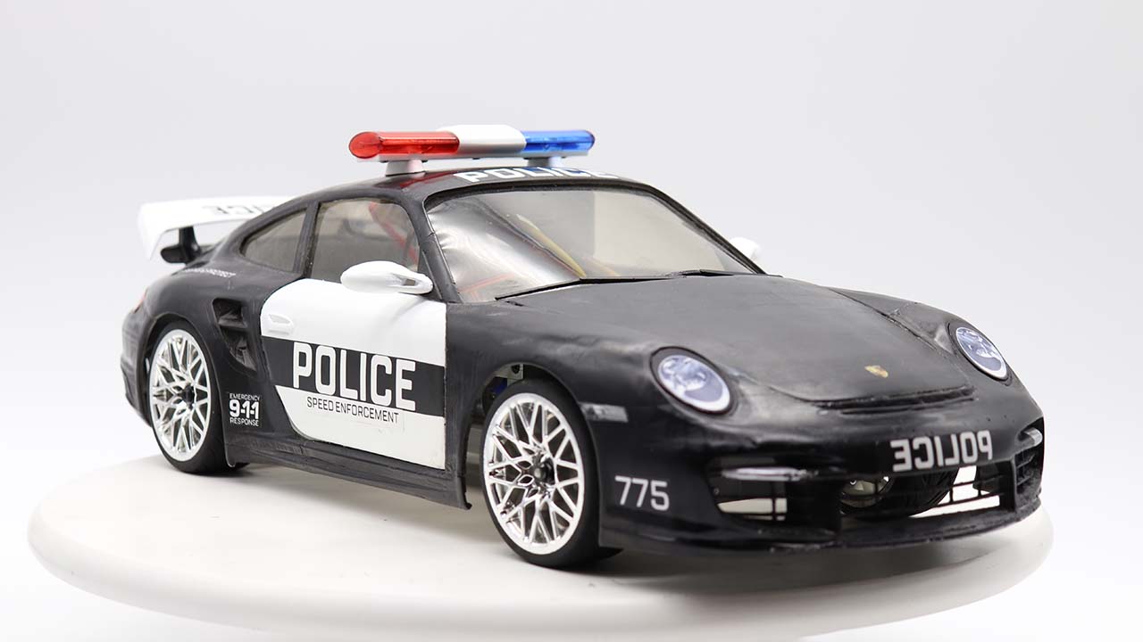 3D printed RC Porsche 911 GT2 997