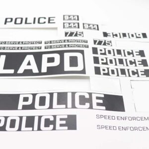RCcar LAPD Police Vinyls by Model FACTORY / mfactory33