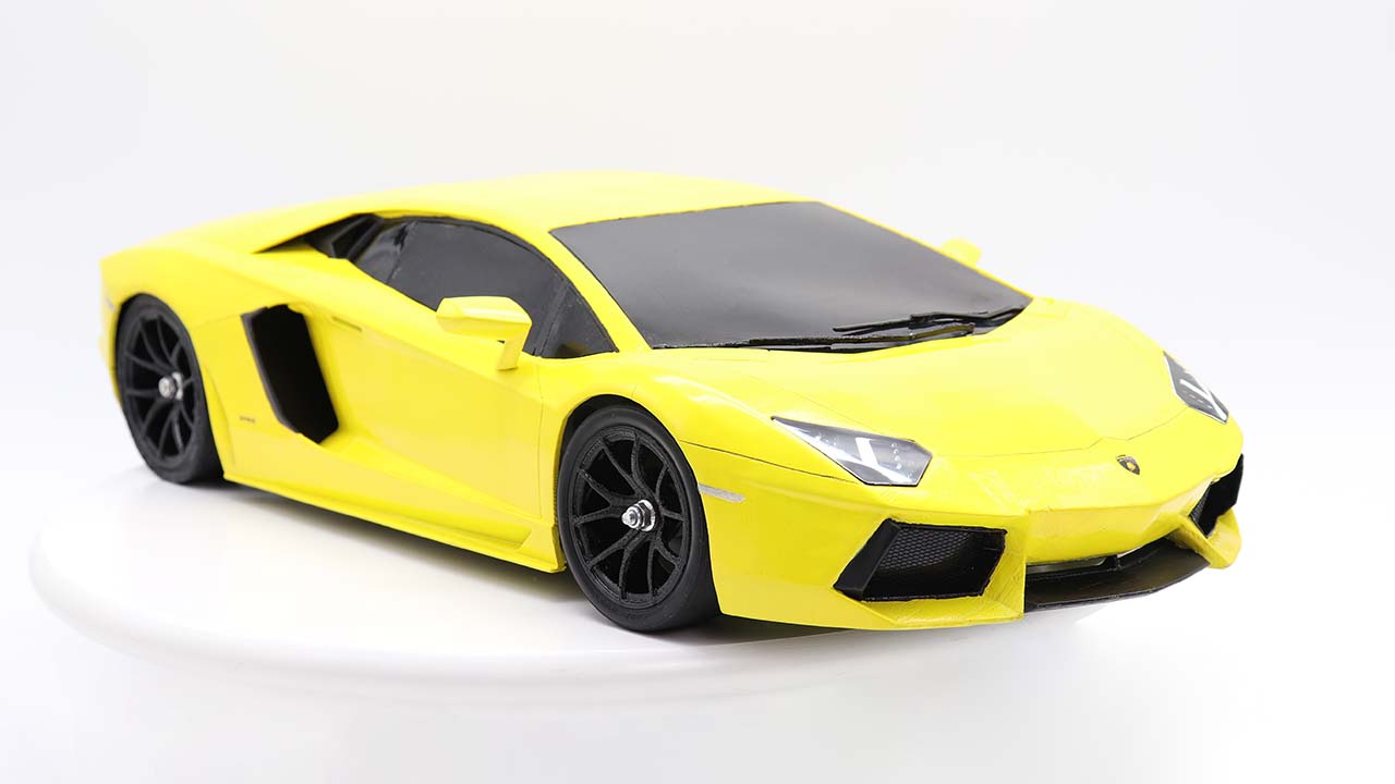 3Dprinted RC Lamborghini Aventador LP-700-4