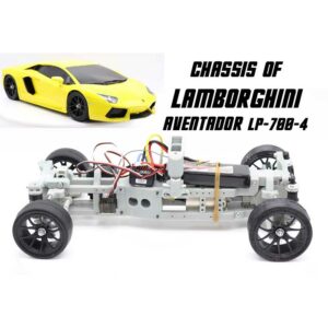 3Dprinted RCchassis Lamborghini Aventador LP-700-4 2012 STL file for on road electric RC car