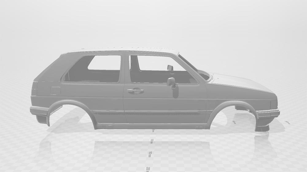 STL-Datei Volkswagen Golf 2 Getränkehalter 🚗・3D-druckbares Modell zum  herunterladen・Cults