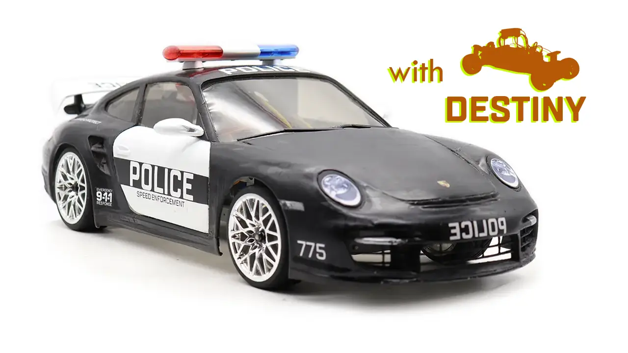 RC Porsche 911 GT2 (997) with DESTINY Chassis