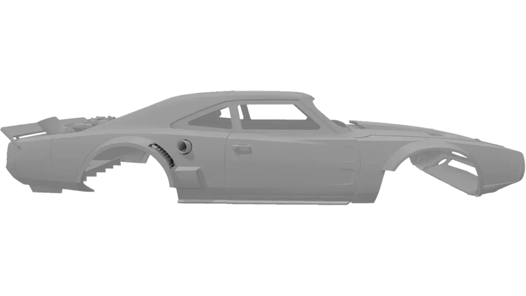Body Kit of RC Dom's Dodge ICE Charger from Fast and Furious 8