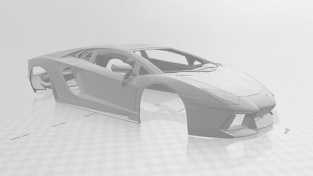 3Ddesigning RC Body Kit of Lamborghini Aventador LP-700-4