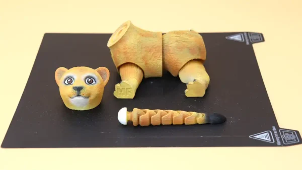 Lion Cub STL file for 3D printing